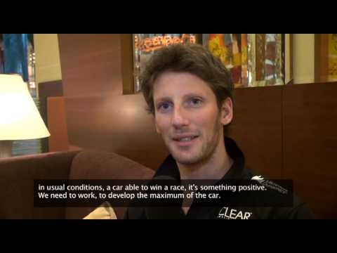 Romain Grosjean: post 2013 Malaysian F1 GP interview