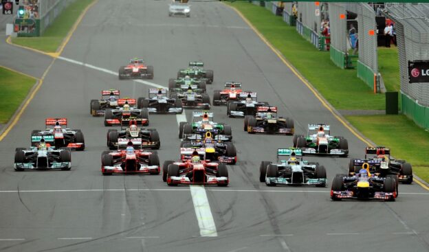 Start of 2013 Australian F1 GP