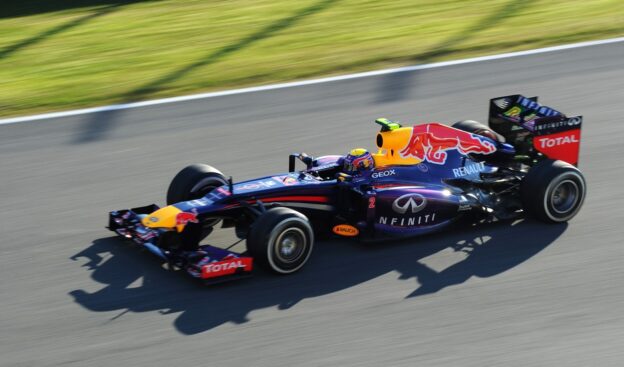 Red Bull RB9 tested by Mark Webber