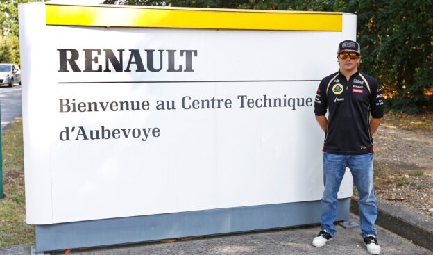 Kimi Raikkonen at Renault