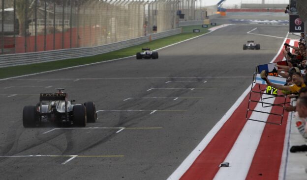 Kimi Raikkonen 2 place at 2013 Bahrain F1 GP