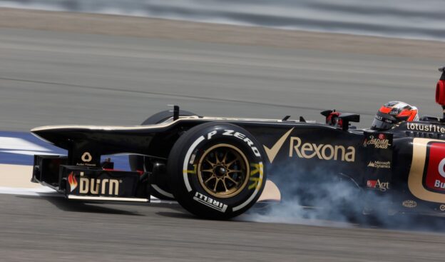 Kimi Raikkonen Lotus E21 at Bahrain