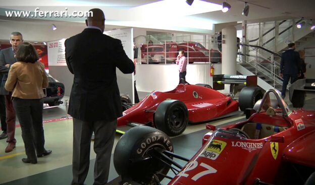 Journalists visiting Ferrari Museum Maranello