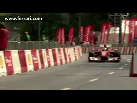 Massa Ferrari F1 demo in Warsaw