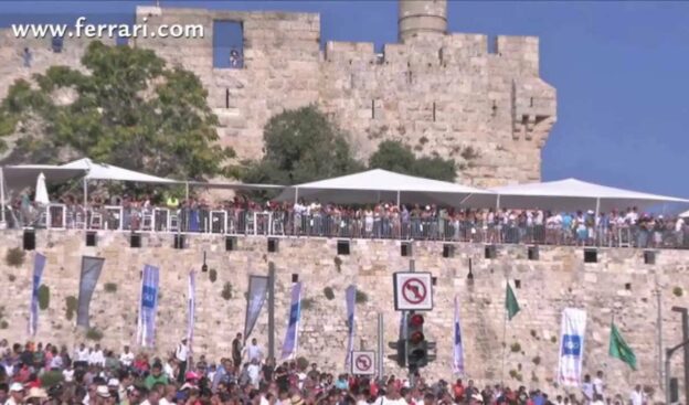 60,000 fans to see F1 Ferrari driving in Jerusalem