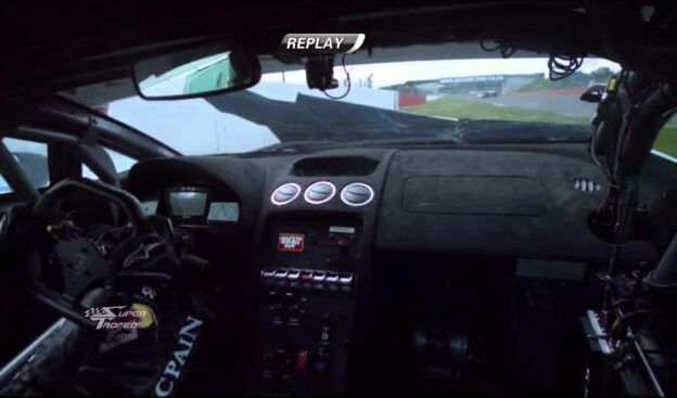 Adrian Newey smashes Lamborghini into wall