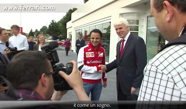 Felipe Massa officially opens Maranello Sales in Engham