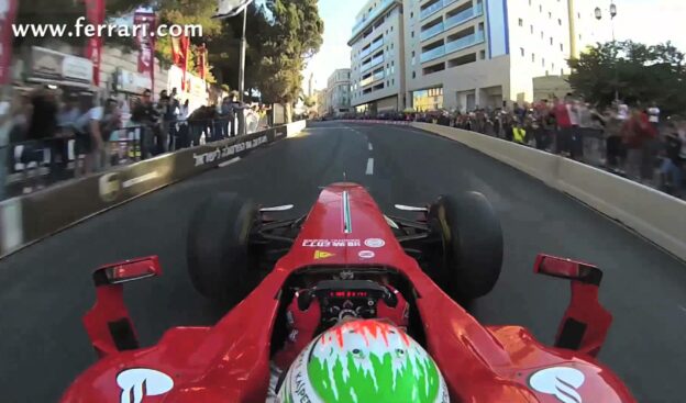 Ferrari Jerusalem Peace Road Show front Onboard Video