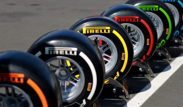 Full range of Pirelli F1 tyres