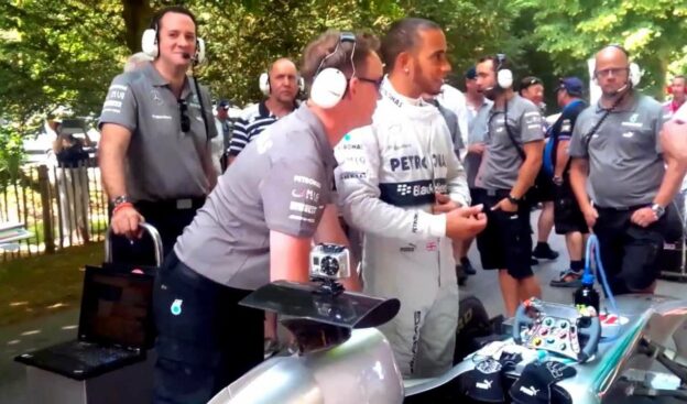 Behind the scenes of Hamilton at Goodwood 2013!