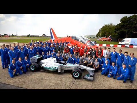 Behind the scenes with Hamilton & the Red Arrows