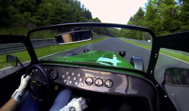 Caterham 485S lap of the Nordschleife with F1 driver Alexander Rossi