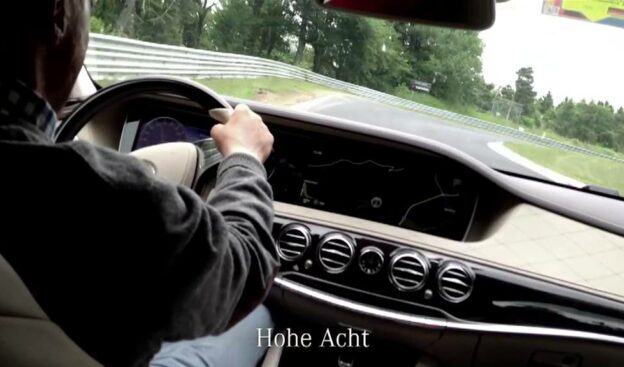 Lauda Nordschleife onboardlap in Mercedes S-Class