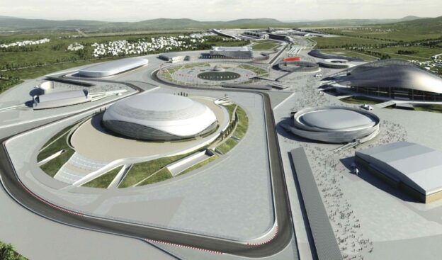 Sochi F1 circuit animated picture