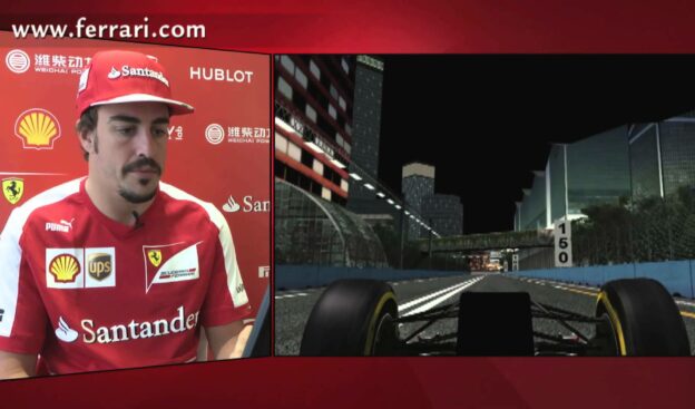 Singapore Circuit - A track lap with Fernando Alonso