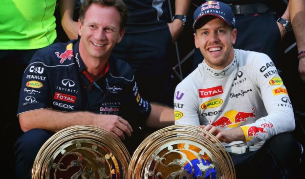 Christian Horner & Sebastian Vettel