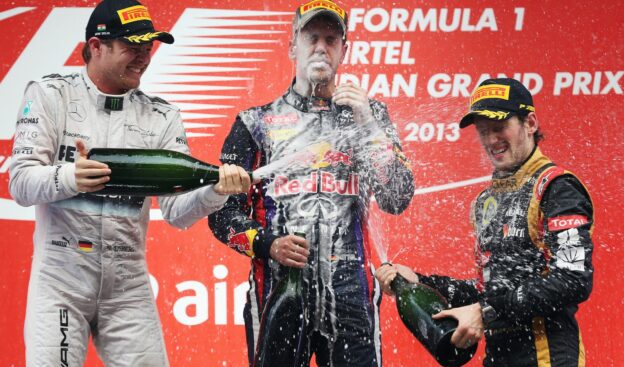 2013 Indian F1 GP podium