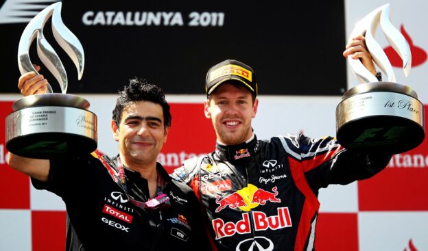 Peter Prodromou and Sebastian Vettel