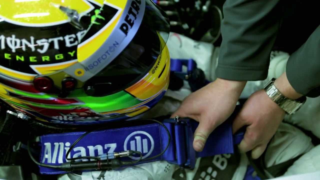 Hamilton about his F1 crash helmet