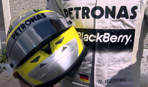 Nico Rosberg about his F1 crash helmet