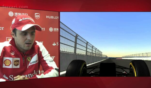 One lap around Korean F1 circuit with Felipe Massa