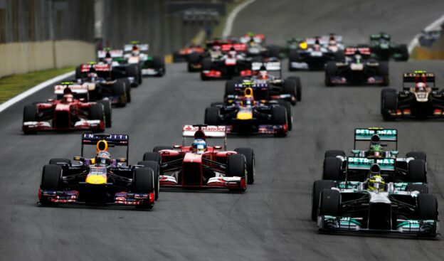 Start of 2013 Brazilian F1 GP