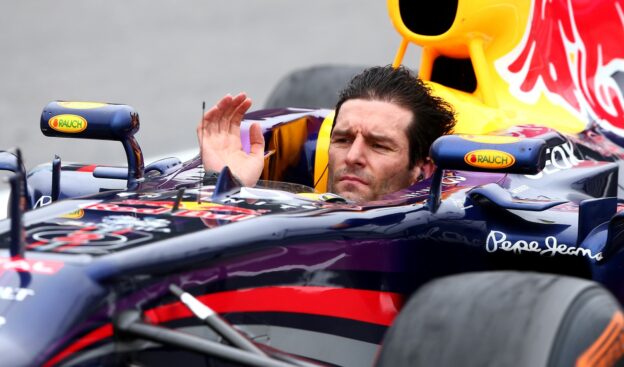 Mark Webber without helmet