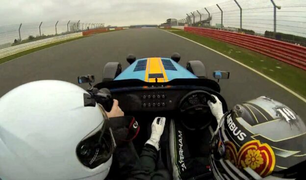 Caterham 620R Silverstone lap by F1 driver Kamui Kobayashi