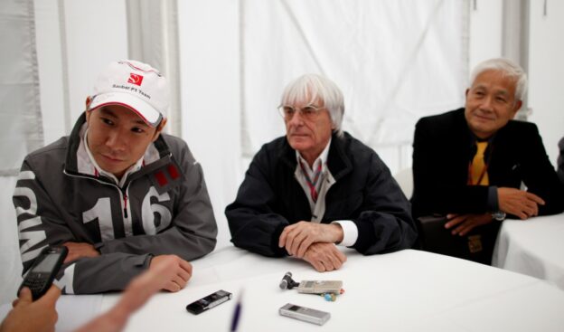 Kamui Kobayashi & Bernie Ecclestone