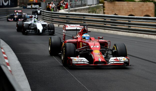 Fernando Alonso, Ferrari F14T at Monaco