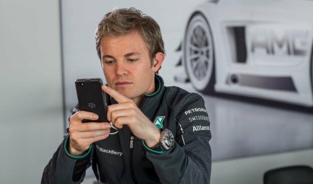 Nico Rosberg chats live with fans on BBM Channels