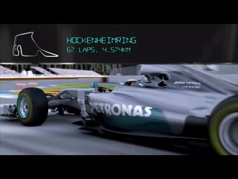 2014 Hamilton F1 simulator lap Hockenheimring