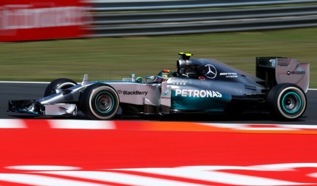 Nico Rosberg, Mercedes W04 at Hungary (2013)