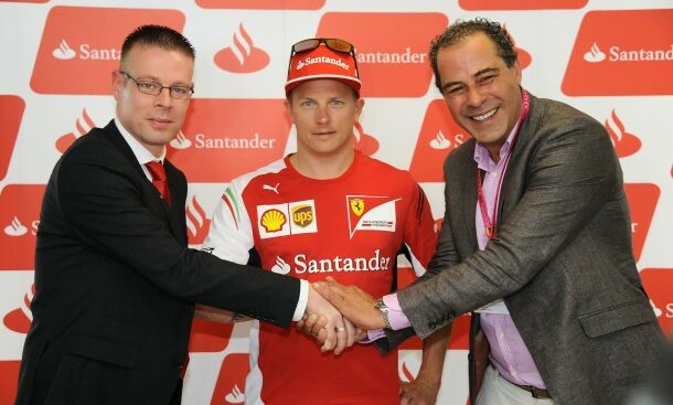 Kimi Raikkonen with Robert Heilbron (right: City Racing organisation)