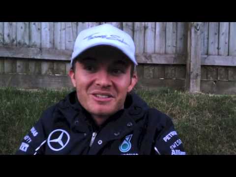 Rosberg: video message after DNF England 2014