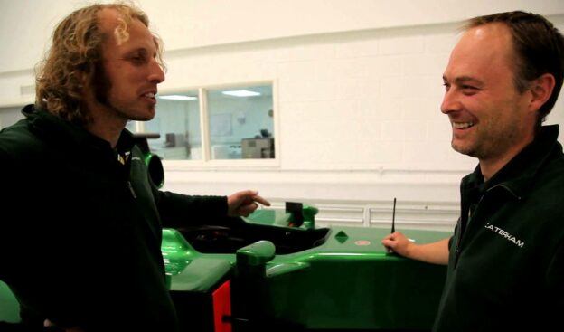 Caterham F1 team learning Swedish