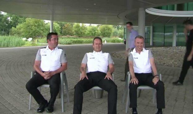 McLaren F1 team #ALSIceBucketChallenge