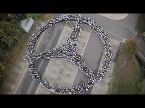 Mercedes World Championship Celebrations from the Air