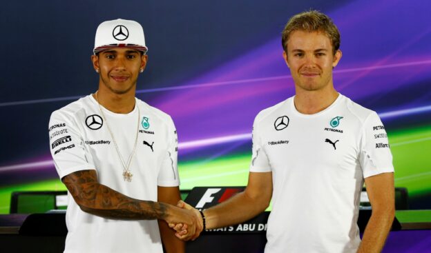 Lewis Hamilton and Nico Rosberg