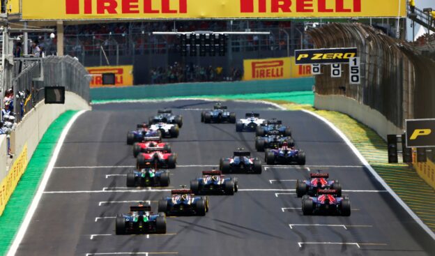 Start of 2014 Brazilian F1 GP