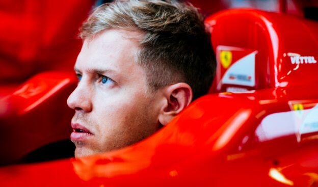 Sebastian Vettel debut at Ferrari