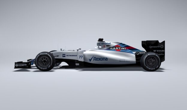 Williams FW37 side front view