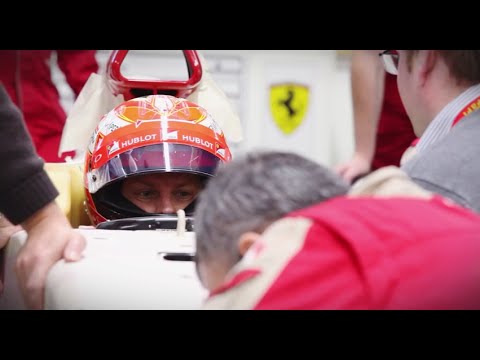 Raikkonen in the Ferrari SF15-T