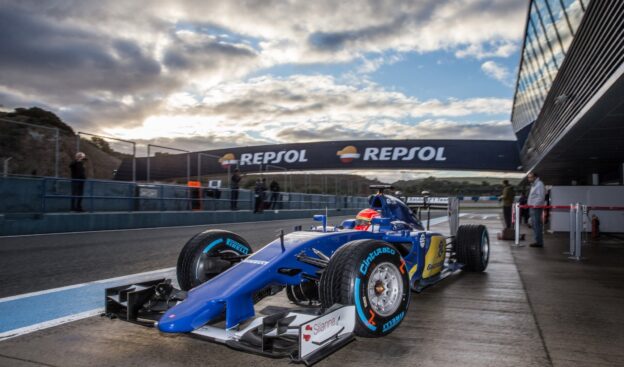 Felipe Nasr tests the Sauber C-34