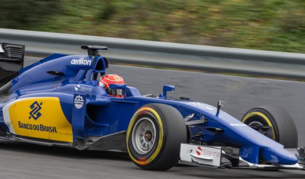 Felipe Nasr tests the Sauber C-34