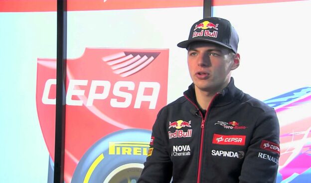 Interview Max Verstappen - Toro Rosso STR10 F1 launch at Jerez