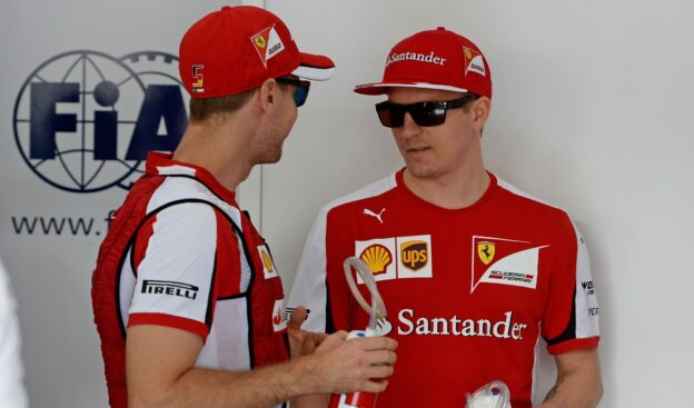 Kimi Raikkonen & Sebastian Vettel