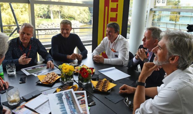 Johnny Herbert, David Coulthart & Martin Blundle