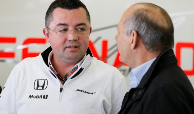 Eric Boullier and Ron Dennis