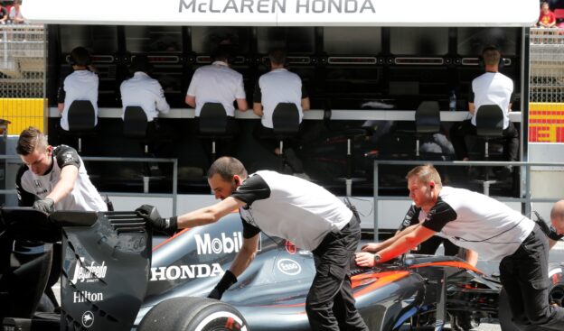 McLaren pitwall